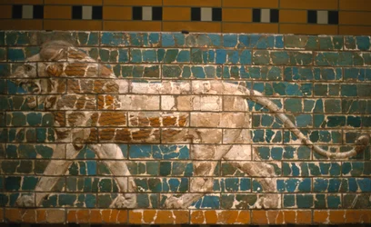 Løve fra Ishtar-porten, Babylon (glaserte murstein)